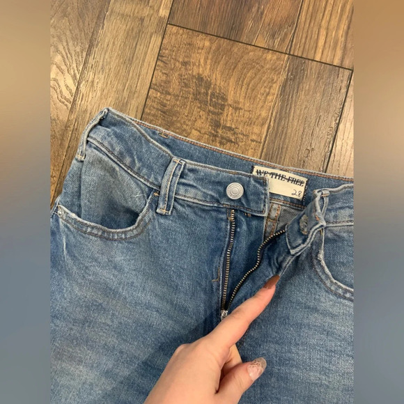 We The Free Low Maintenance Mid-Rise bootcut Jeans light blue denim boho spring - Picture 10 of 11